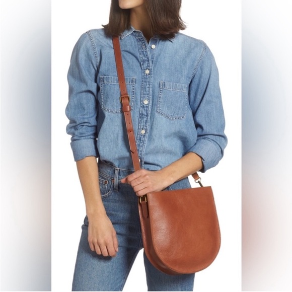 Madewell Tan Leather Crossbody Bag - Picture 2 of 2